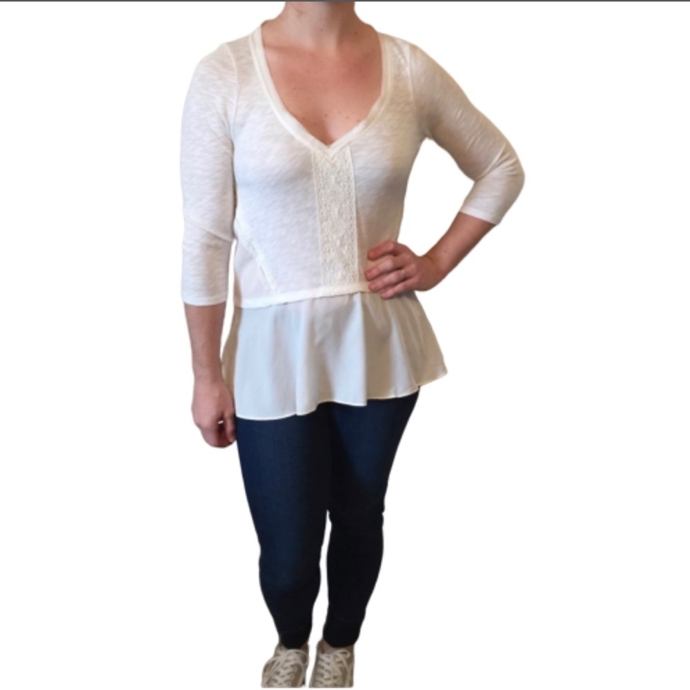 Meadow Rue Anthropology flowy blouse size small - Picture 4 of 4